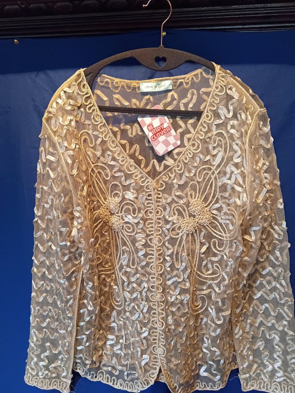 Vintage Champagne color Jacket OSFA